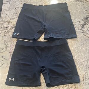 Under Armour Black Compression Shorts Duo XL